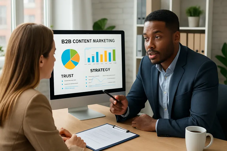 B2B content marketing die beslissers overtuigt, vertrouwen opbouwt en de klantreis versnelt